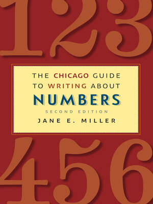 cover image of The Chicago Guide to Writing about Numbers